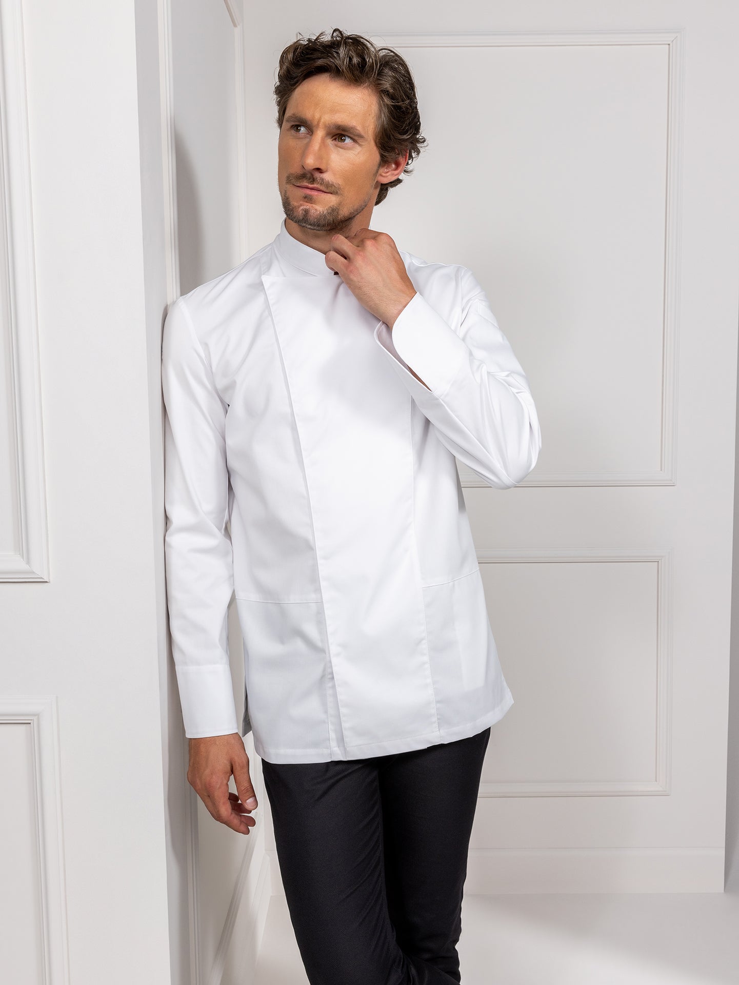 Chef Jacket Dave White by Le Nouveau Chef -  ChefsCotton