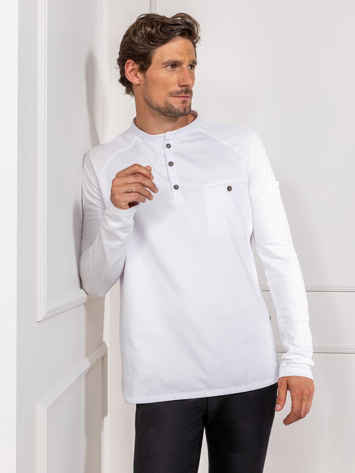 Chef Jacket Elias White by Le Nouveau Chef -  ChefsCotton