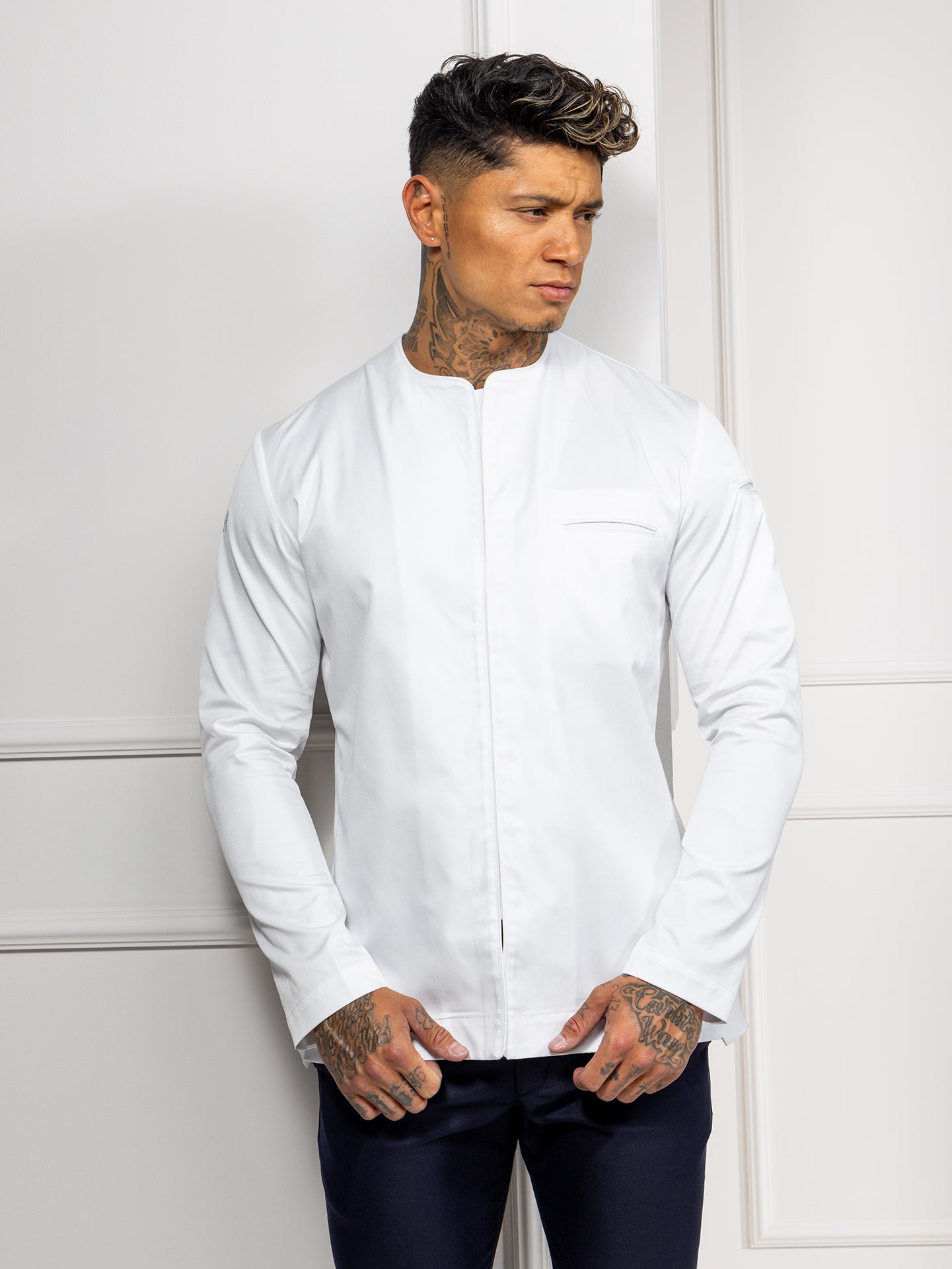 Chef Jacket Jason White by Le Nouveau Chef -  ChefsCotton