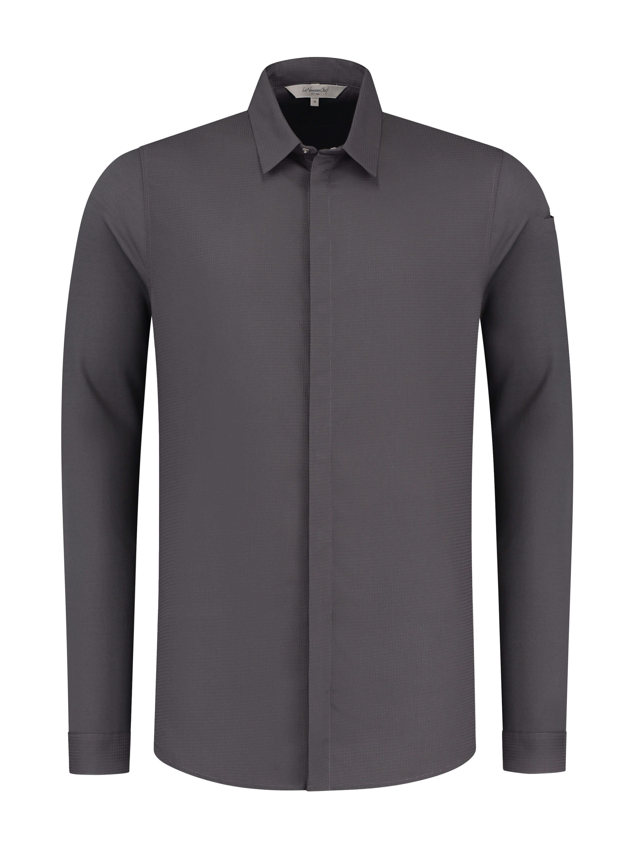 Chef Jacket Fabrice Dark Grey by Le Nouveau Chef -  ChefsCotton