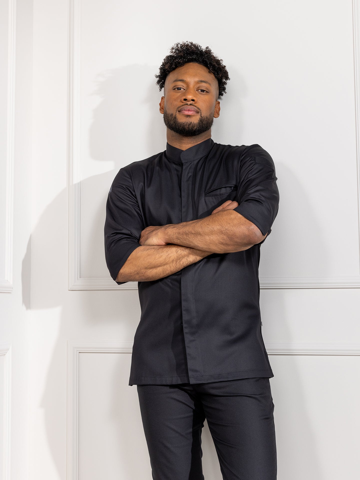 Chef Jacket Fabian Black by Le Nouveau Chef -  ChefsCotton