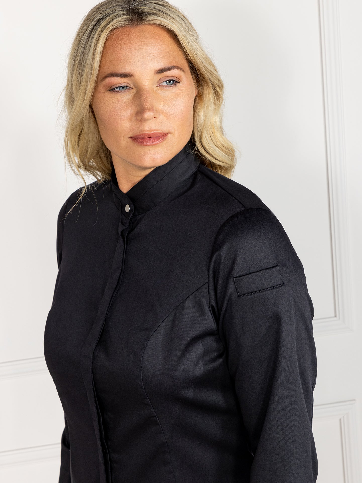 Chef Jacket Venus Black by Le Nouveau Chef -  ChefsCotton