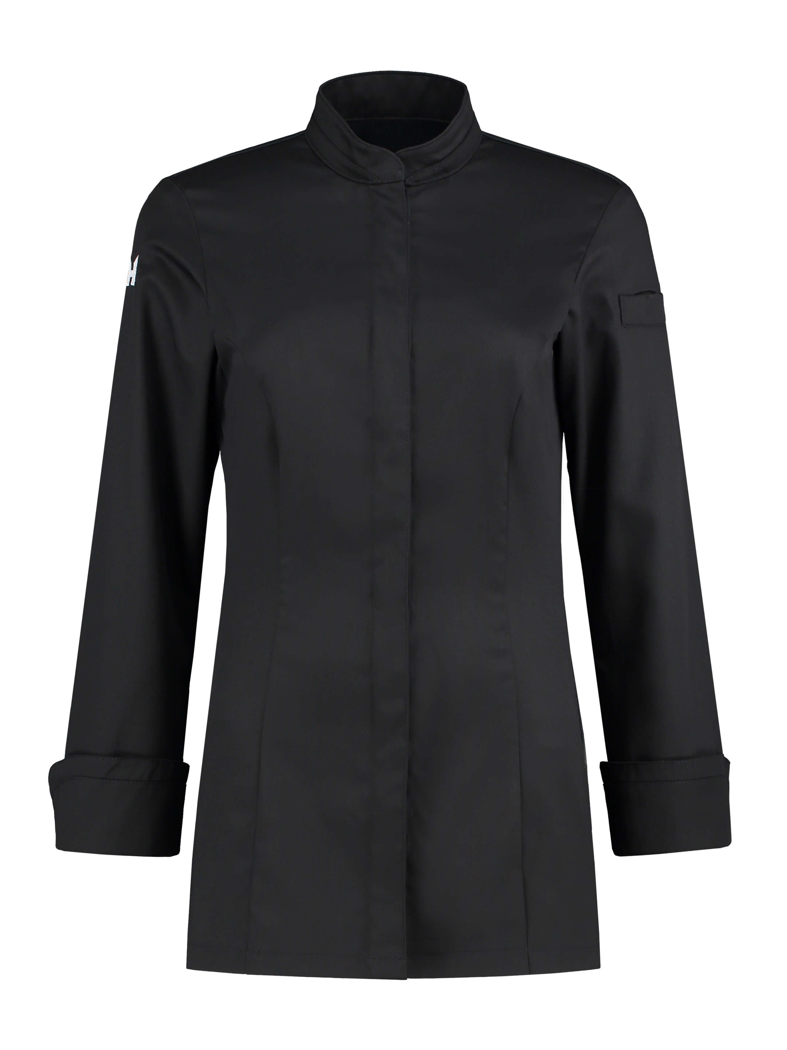 Chef Jacket Elise Black by Le Nouveau Chef -  ChefsCotton