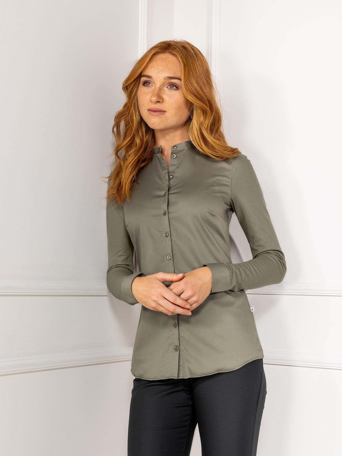 Blouse Lisa Olivette by Le Nouveau Chef -  ChefsCotton