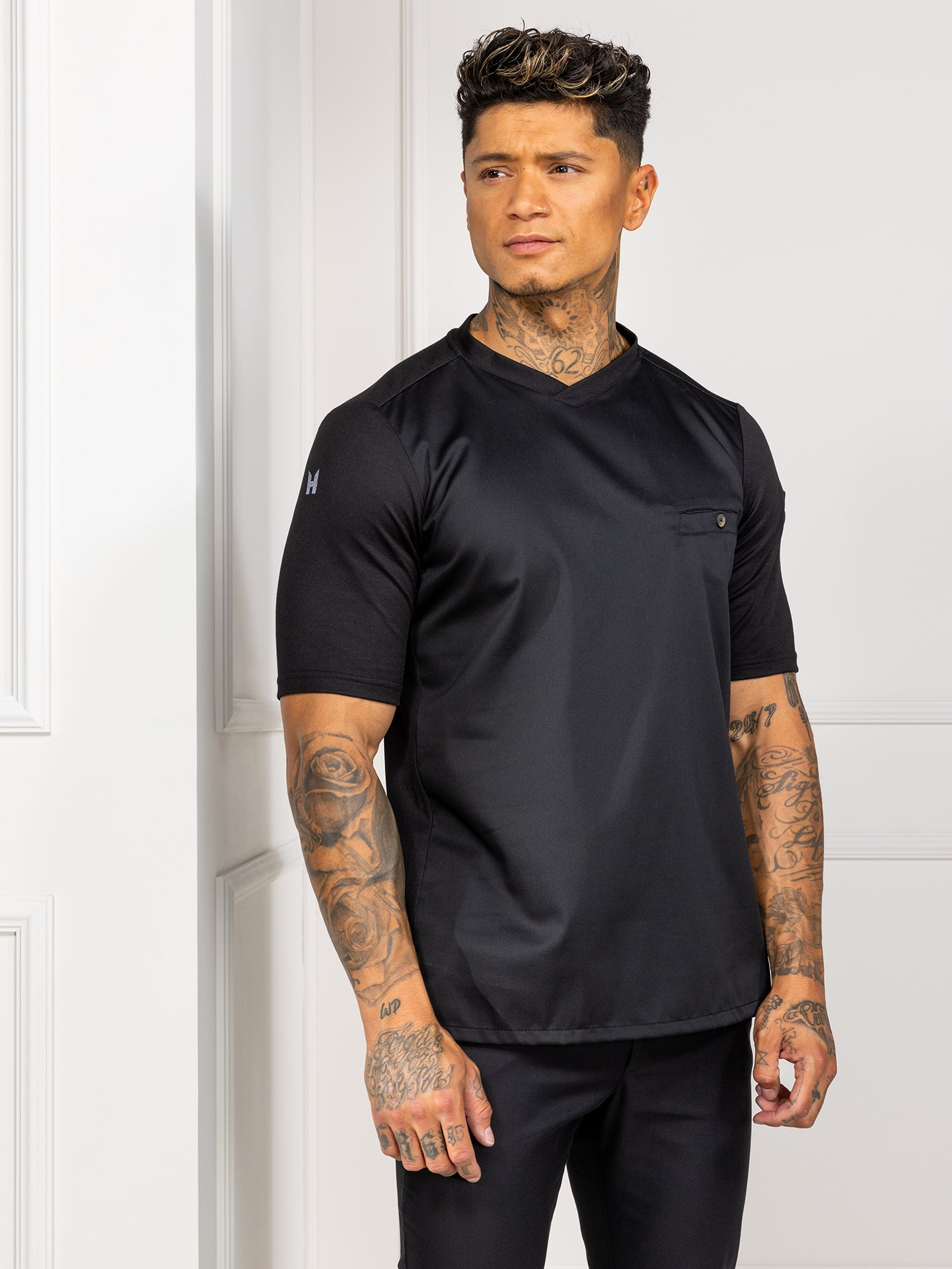 Chef T-Shirt Ferre Black by Le Nouveau Chef -  ChefsCotton