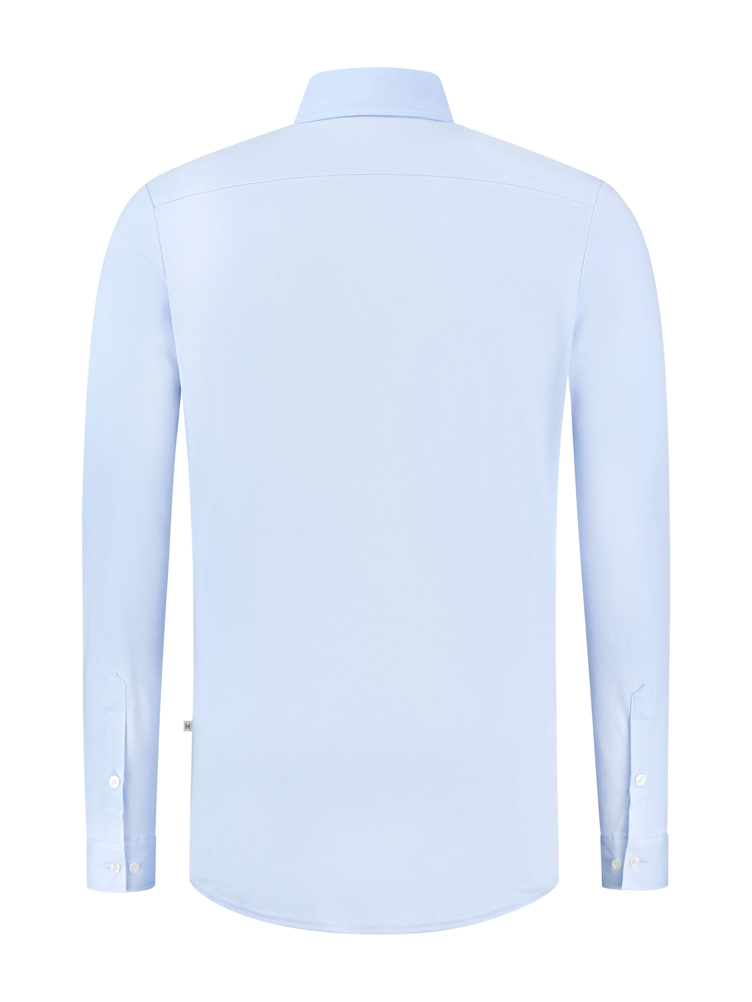 Longsleeve Polo Enzio Light Blue by Le Nouveau Chef -  ChefsCotton