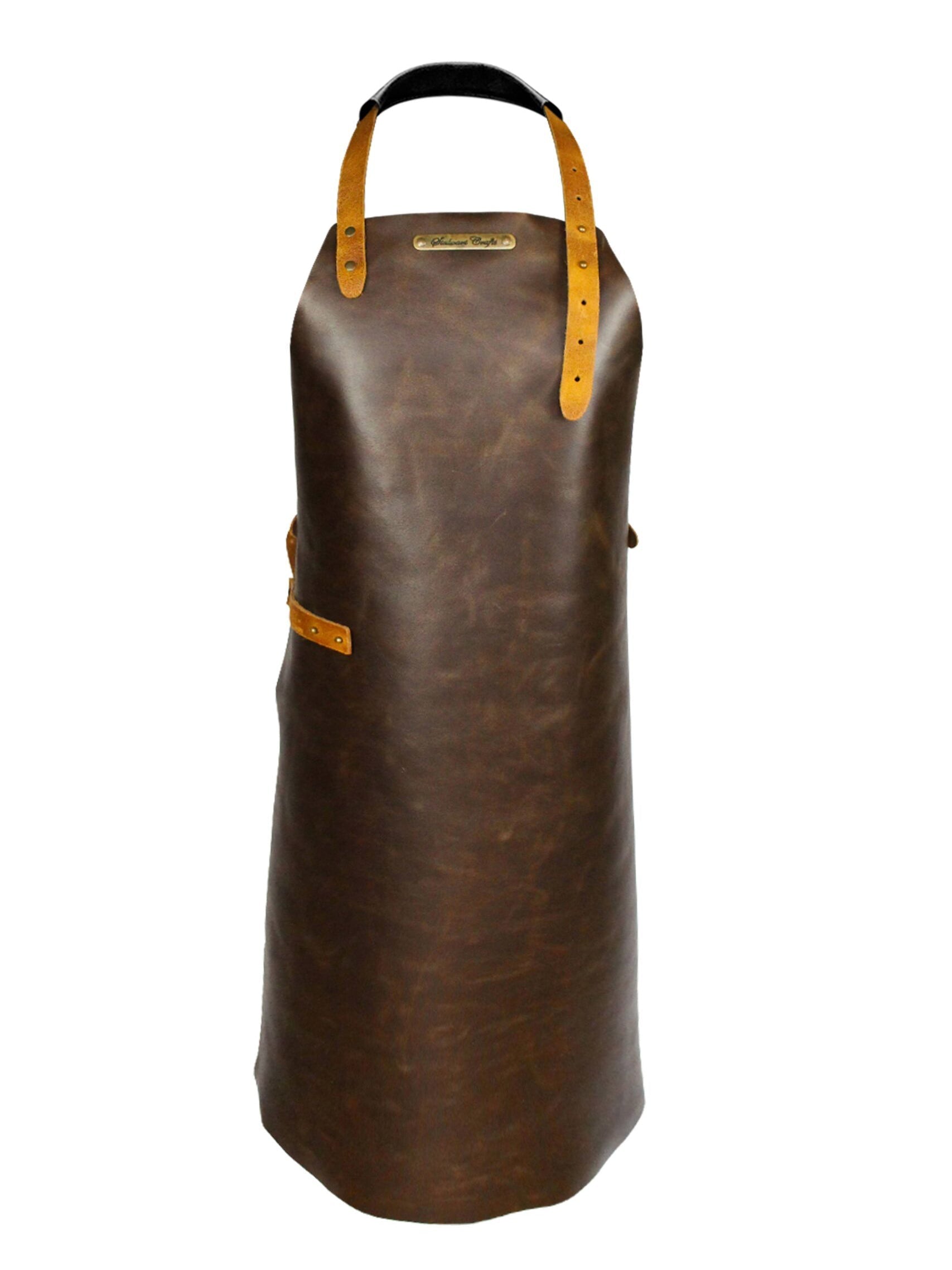 Leather Apron Basic Brown by Professional -  ChefsCotton