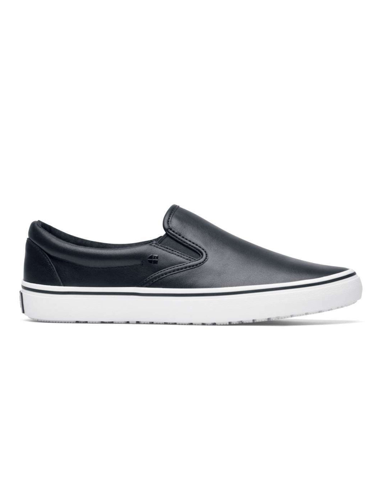 Unisex Work Shoe Merlin Black & White by Shoes For Crews -  ChefsCotton